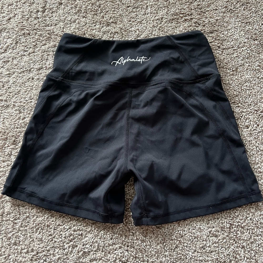 NWOT Alphalete Women's Athletic Black Shorts
